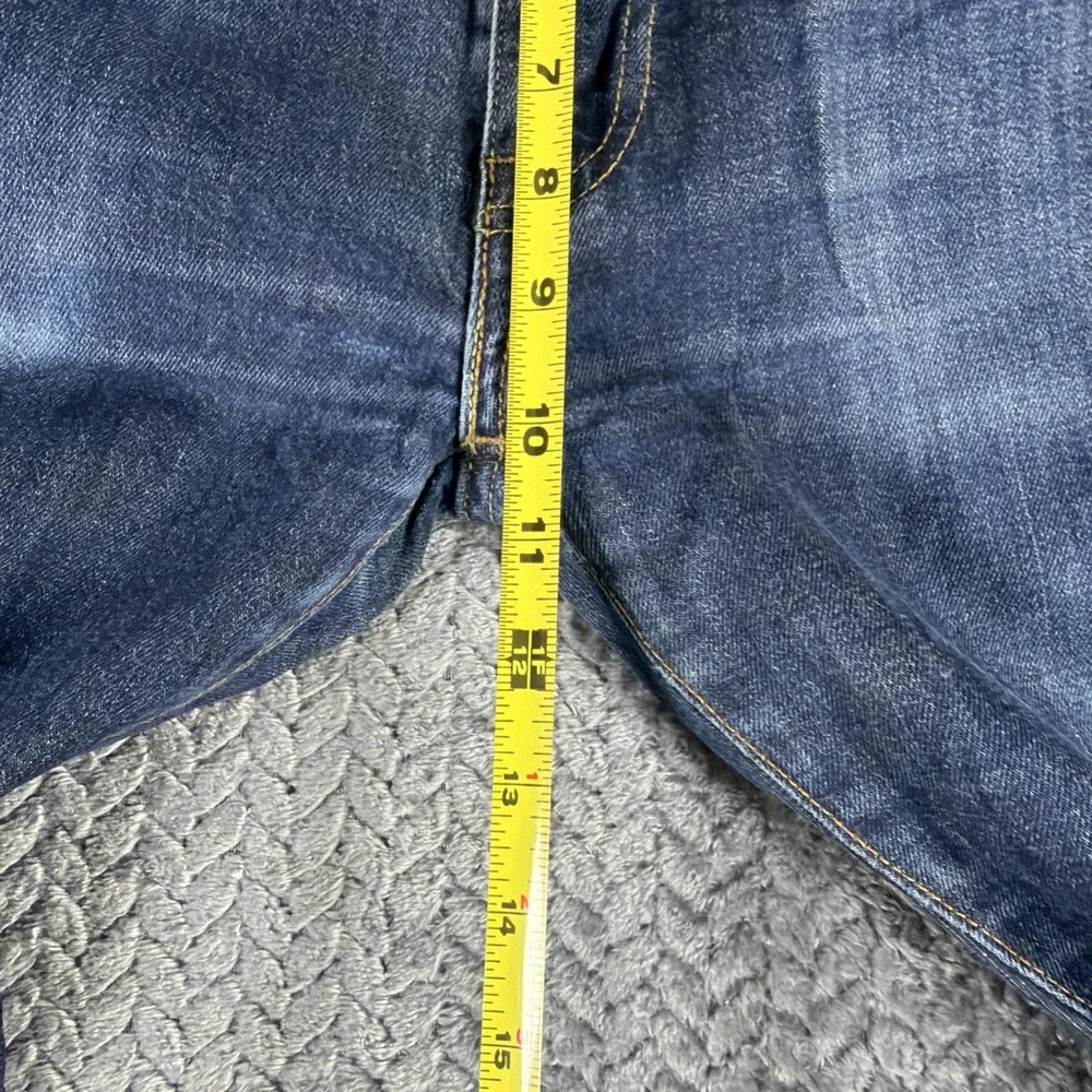 Levi's 519 Jeans Mens 32x32 Blue Cotton Denim Skinny Leg‎ Faded Stretch Workwear